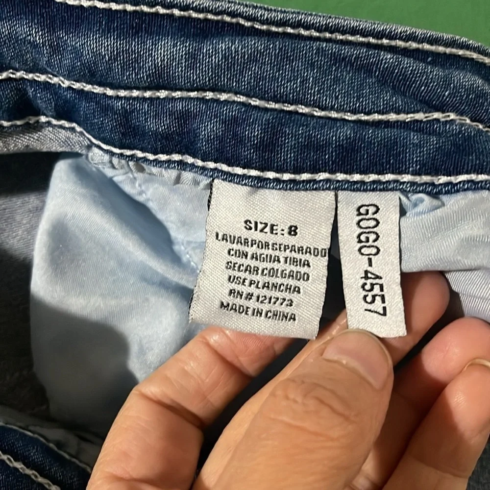 New Max Women Stretchable Boot Cut Jeans Size 8 like New Condition